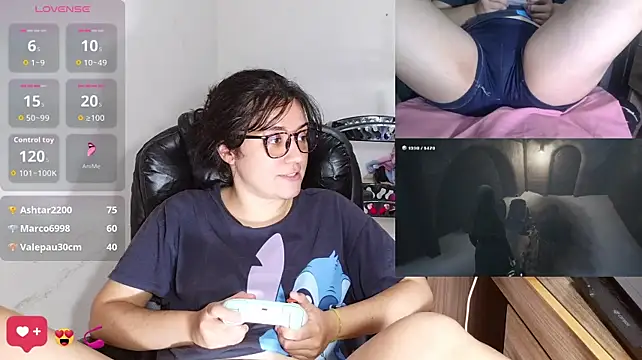 Show de sobresalinaa na webcam