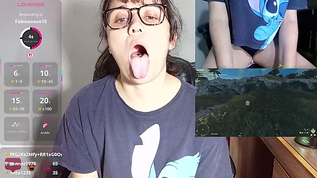 Show de sobresalinaa na webcam