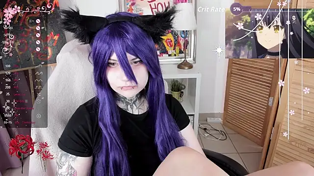 Show de mekurisu na webcam