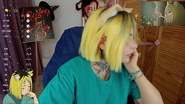 Show de mekurisu na webcam