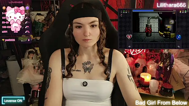 Lilithara666 Adlı Modelin Web Kamerası Şovu