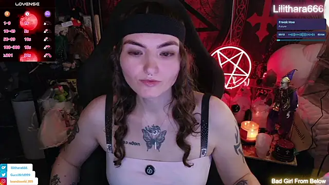 Show webcam de Lilithara666