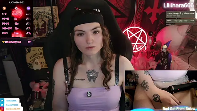 Show Webcam de Lilithara666