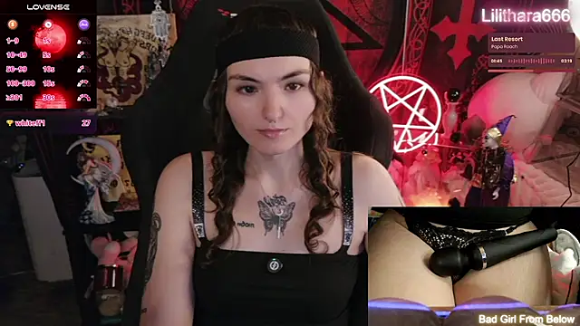 Lilithara666 webkamerás műsora