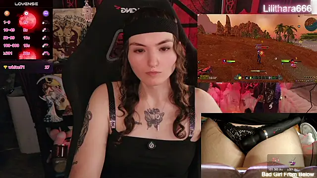 Lilithara666: διαδικτυακό σόου στην κάμερα