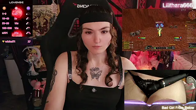 הופעת וובקאם של Lilithara666