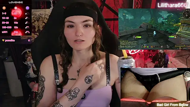 Lilithara666 webkamerás műsora