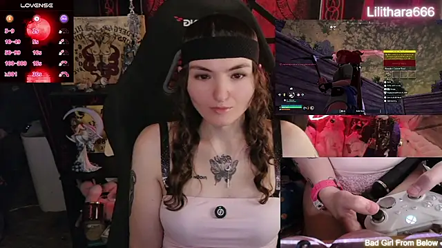 Show webcam de Lilithara666