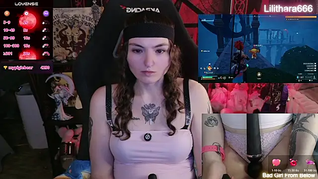 Pertunjukan Kamera Web Lilithara666