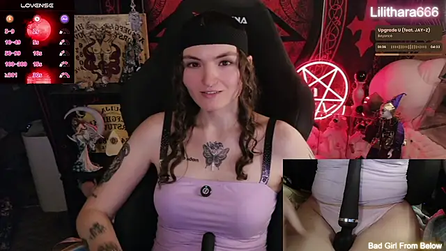 Show de Lilithara666 na webcam