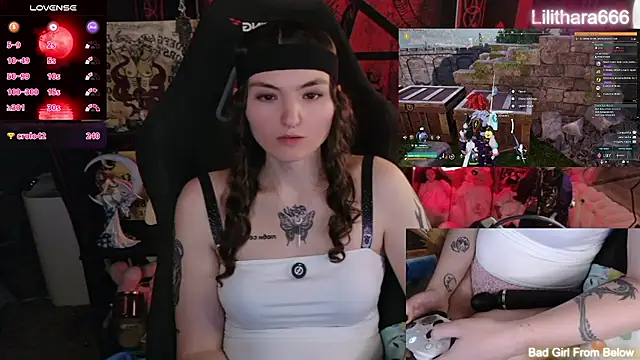 Show webcam de Lilithara666