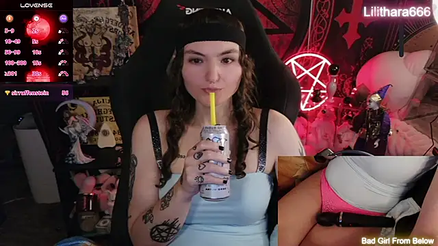 Show webcam de Lilithara666