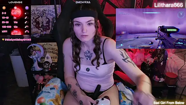 Show de webcam de Lilithara666