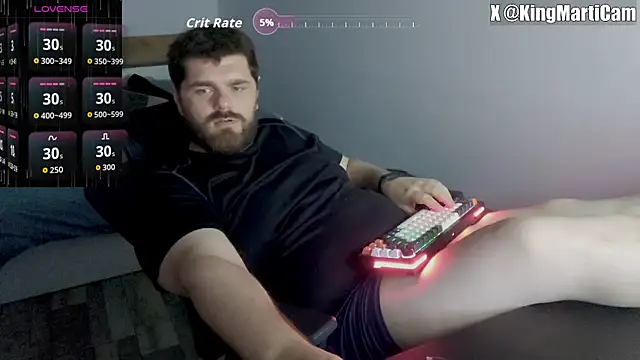 KingMarti webkamerás műsora