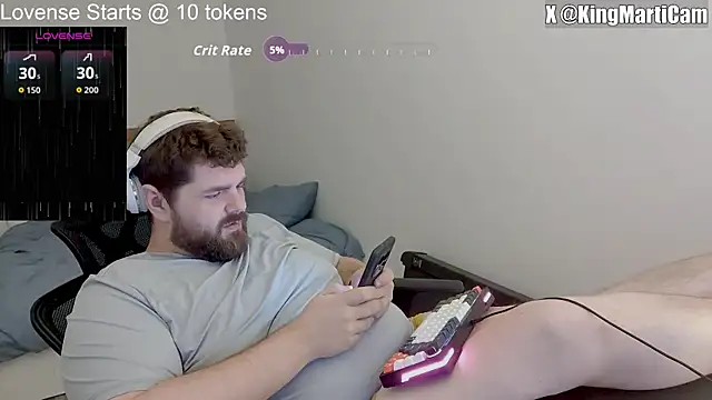 KingMarti webkamerás műsora