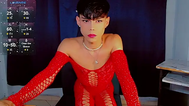 Show de femboykeene na webcam