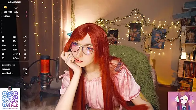 Show de koshkasenpai na webcam