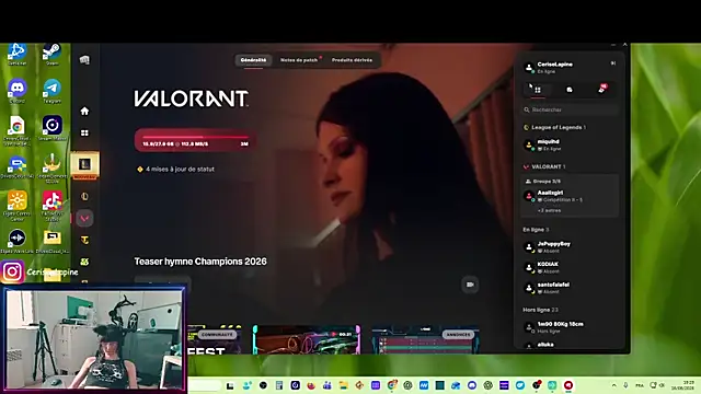 Show modela CeriseLapine na web-kameri