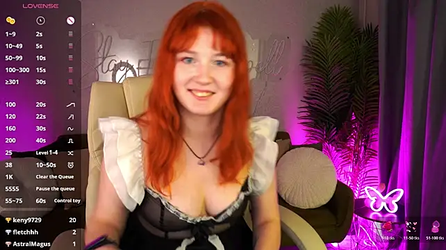 Show modela MagicLilu na web-kameri