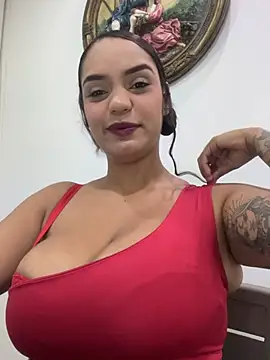 Show de Sara-77 na webcam