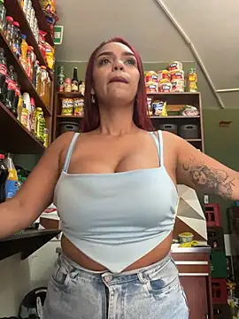 Show de Sara-77 na webcam