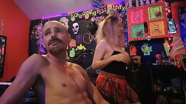 Show de DaddyAndSplashQueen na webcam