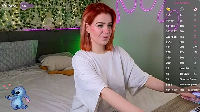 XXX chat uživo modela RedVelveten