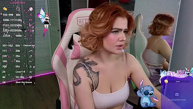 XXX chat uživo modela RedVelveten