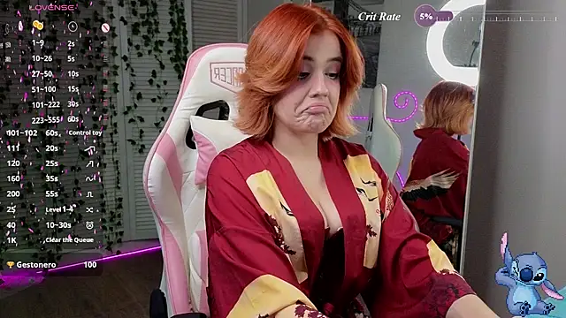 XXX chat uživo modela RedVelveten