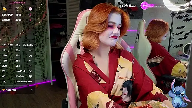 Show de RedVelveten na webcam