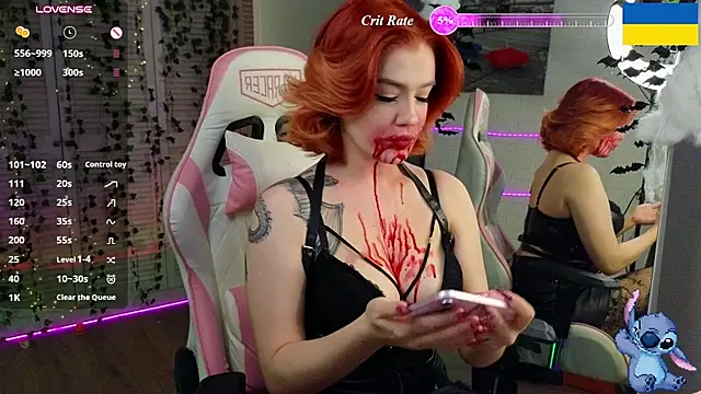 Show de RedVelveten na webcam