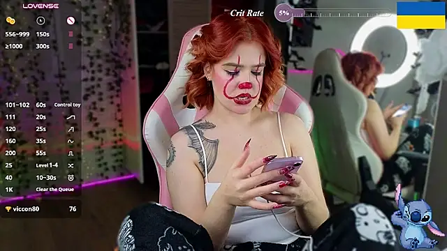 RedVelveten Pertunjukan Webcam