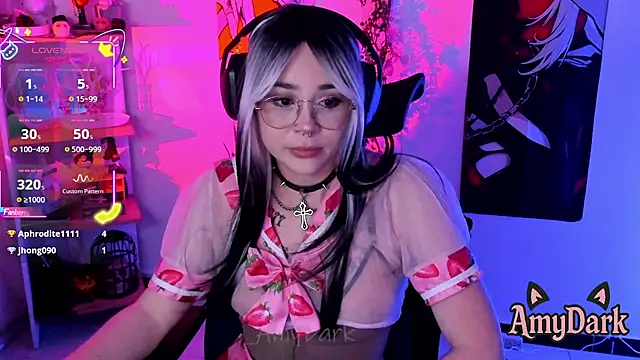 Show de _AmyDark na webcam