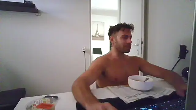 Show de alpha-hunk na webcam