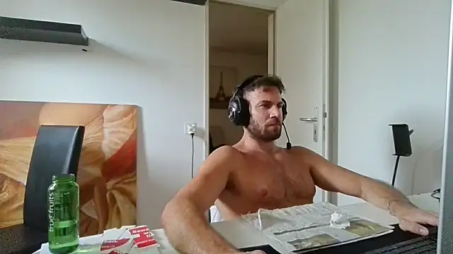 Show de alpha-hunk na webcam