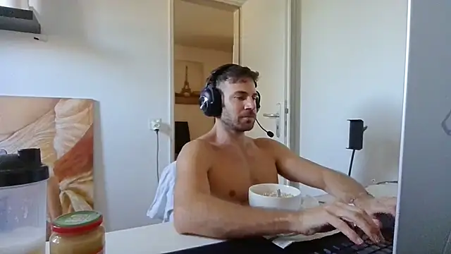 Show de alpha-hunk na webcam