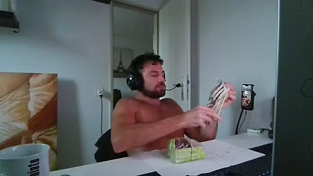 Show de alpha-hunk na webcam