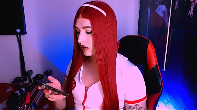 הופעת וובקאם של bubble_red