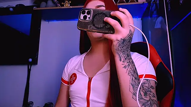 Show de webcam de bubble_red