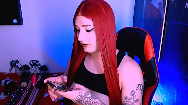 Show de webcam de bubble_red