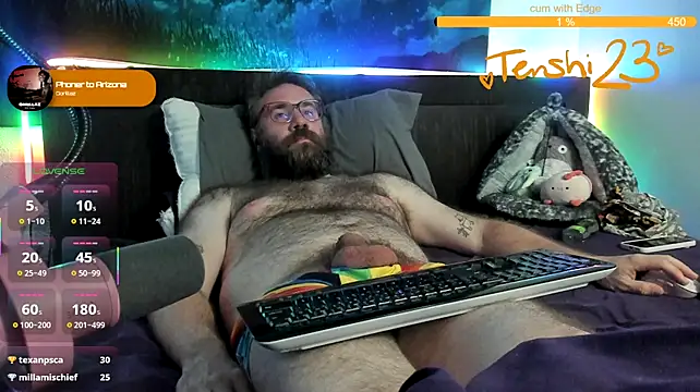 הופעת וובקאם של tenshi23strip