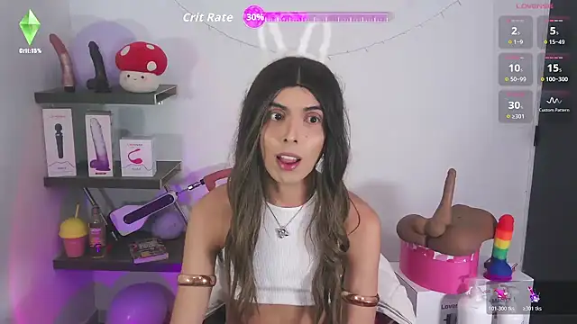 Show modela valentina_crtti na web-kameri