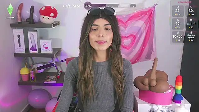valentina_crttiのウェブカメラショー