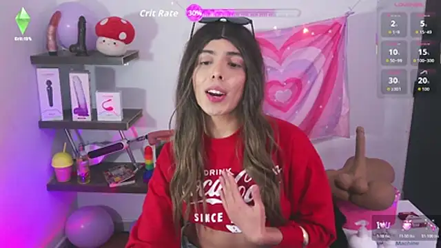 valentina_crttiのウェブカメラショー