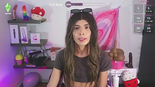 valentina_crttiのウェブカメラショー