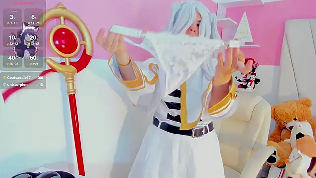 Show modela MorganitaX na web-kameri