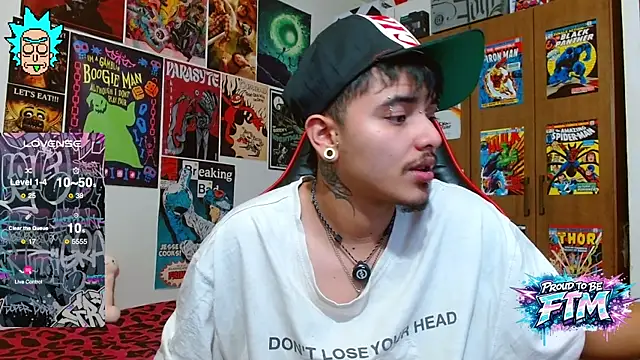 Show de Hgp3riodictabl3 na webcam