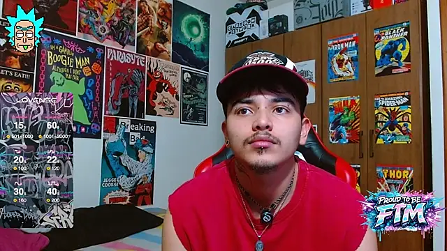 Show de Hgp3riodictabl3 na webcam
