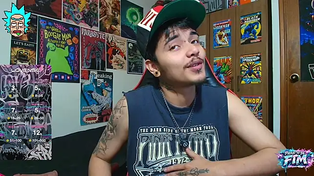 Show de Hgp3riodictabl3 na webcam