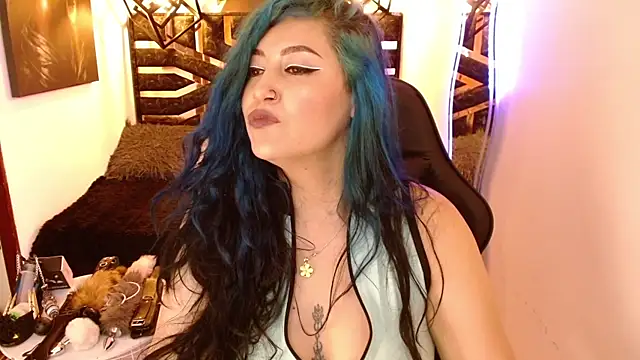 Show modela scarleth_blue na web-kameri